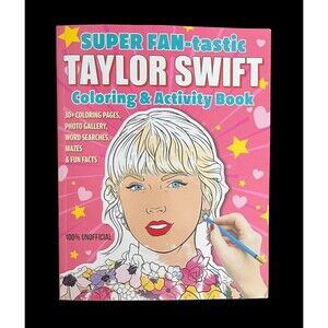 SUPER FAN-tastic Taylor Swift Coloring Activity Book: 30+ Coloring Pages Photos